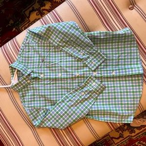 Vineyard vines boys on-the-go plaid dress shirt